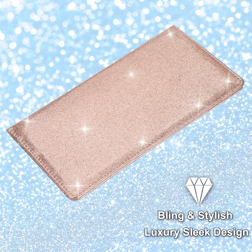 Car Registration and Insurance Holder, Glove Box Organizer，Bling - Product Imagery
