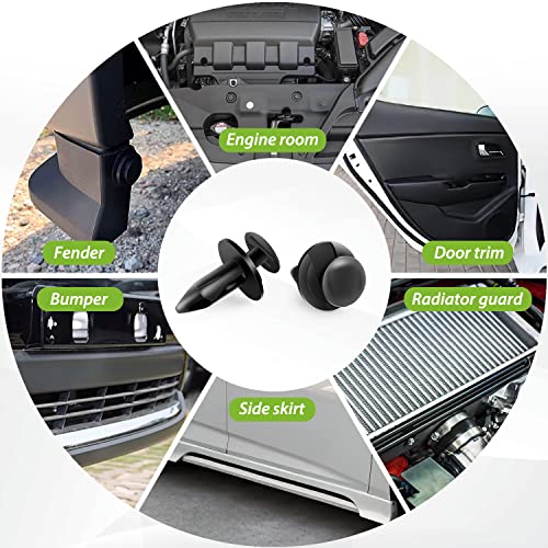 Frokom 480pcs Car Retainer Clips,12 Most Popular Sizes Nylon - Product Imagery