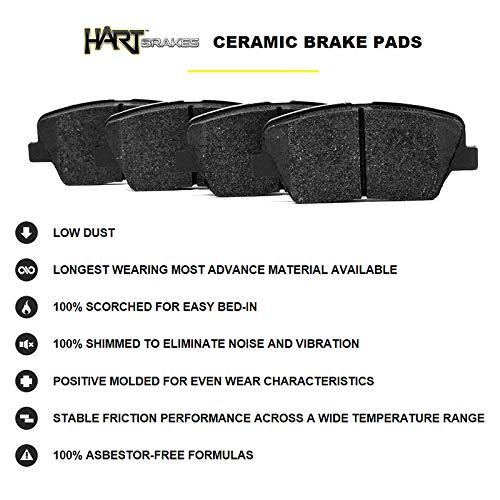 Hart Brakes Front Brake Kit Fits 2015-2017 Honda Odyssey - Product Imagery