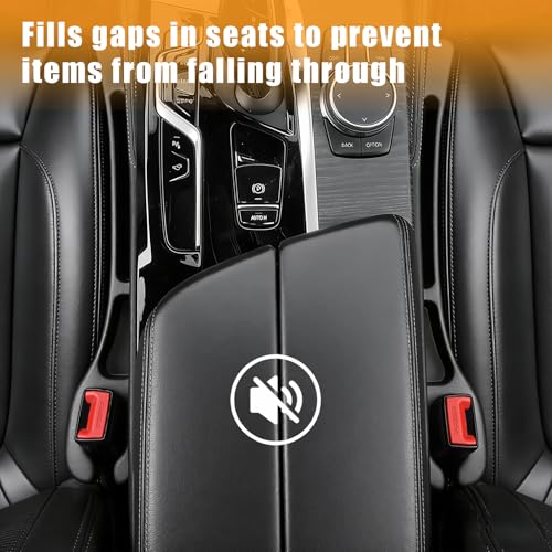 Car Seat Gap Filler Organizer, Anti-Drop Seat Gap Filler 2 Pack - Product Imagery
