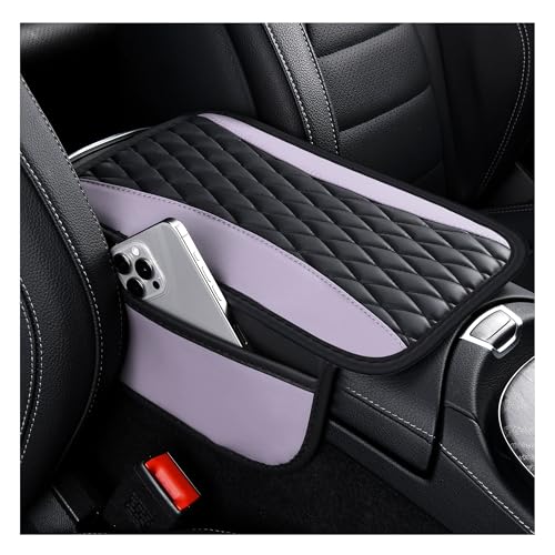 IHOTDER Patchwork Leather Center Console Covers for - Product Imagery