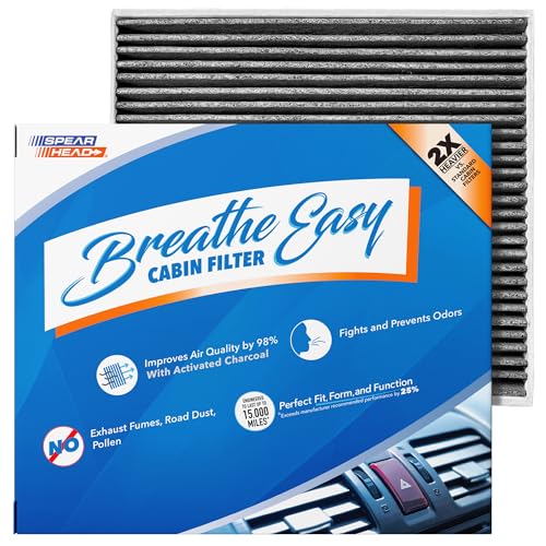 Spearhead Odor Defense Breathe Easy AC & Heater Cabin Air Filter - Product Imagery