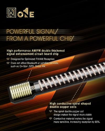 𝐍𝐄𝐖 KEYO1E Short Replacement Carbon Fiber Antenna Compatible - Product Imagery