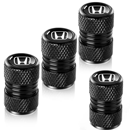 Tire Valve Stem Caps for Honda Metal Car Wheel Air caps Auto - Product Imagery