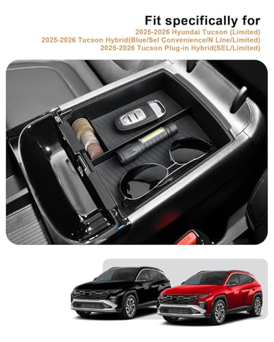 2026 Tucson Center Console Organizer - For 2025-2026 Hyundai - Product Imagery