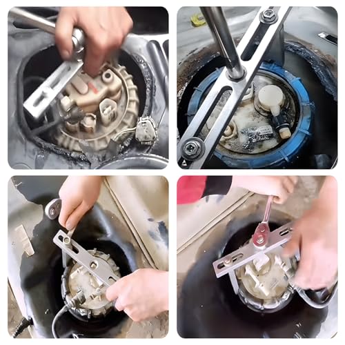 3/8 Inch Drive Fuel Pump Removal Tool, Lock Ring Wrench Straight - Product Imagery