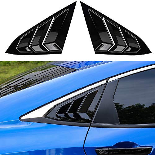Thenice Window Louvers for Honda Civic Sedan 2016-2021 -Piano - Product Imagery