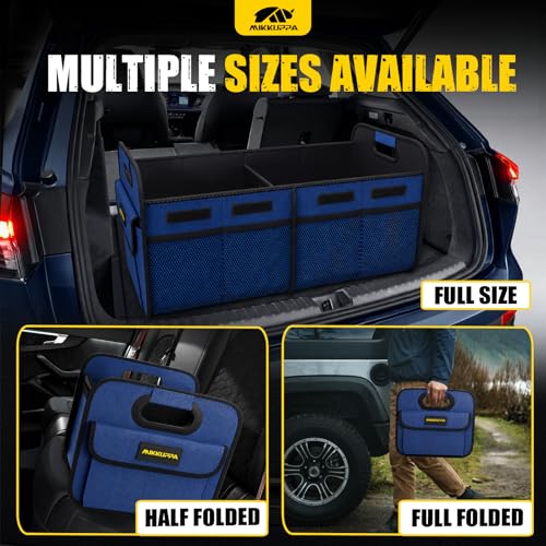 MIKKUPPA Car Trunk Organizer - 70L Collapsible SUV Trunk - Product Imagery