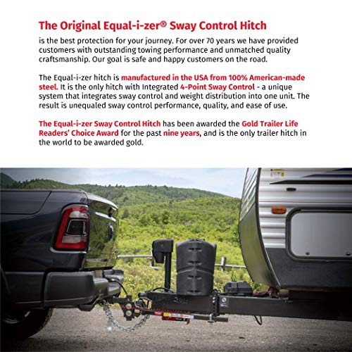 Equal-i-zer 4-point Sway Control Hitch, 90-00-1001, 10,000 Lbs - Product Imagery