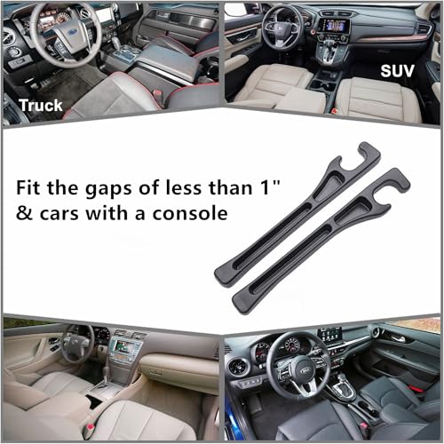 2 Pack Car Seat Gap Filler Stopper/Catcher, No-Drop Guard Insert - Product Imagery