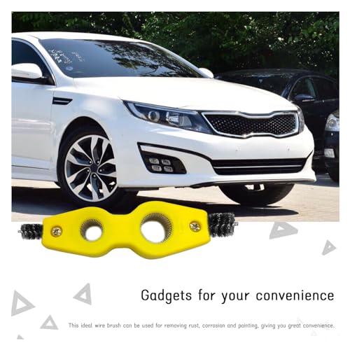 Dickno Car Battery Terminal Cleaning Brush, 4 in 1 Anti-Rust - Product Imagery