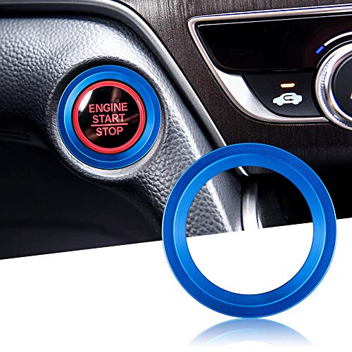 TOMALL Aluminum Engine Start Stop Push Button Cover Trim - Product Imagery