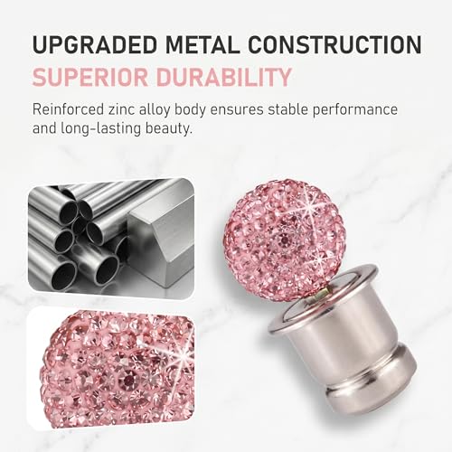 Bling Car Cigarette Lighter Plug, Rhinestone Decorative - Product Imagery