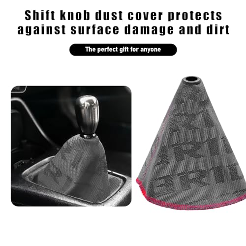 Car Shift Knob Dust Cover, Shift Boot Cover, Hyper Fabric - Product Imagery