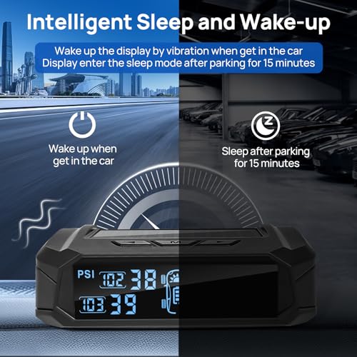Masoll RV Tire Pressure Monitoring System,TPMS with 4 Tire - Product Imagery