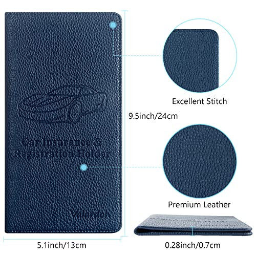 Valardoh Premium Car Registration and Insurance Card Holder, Car - Product Imagery