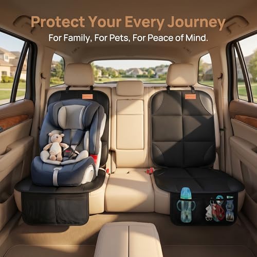 SMART ELF 2 Pack in Gift Box Car Seat Protector (Black) - Product Imagery