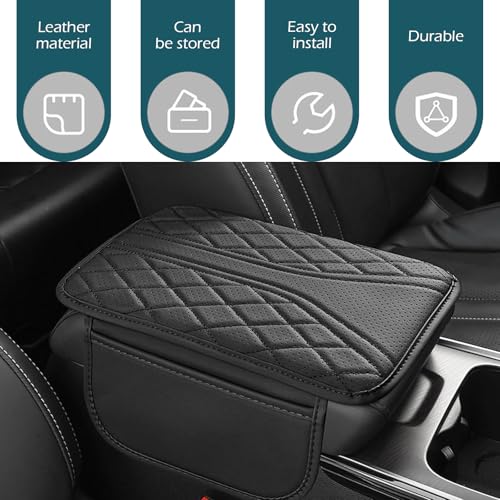 Car Center Console Cover, Leather Car Console Covers, Arm Rest - Product Imagery
