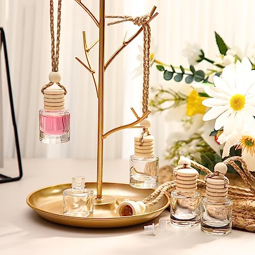 BBTO 200 Pcs Hanging Car Diffuser Freshener Bottles Bulk,Cylinder - Product Imagery