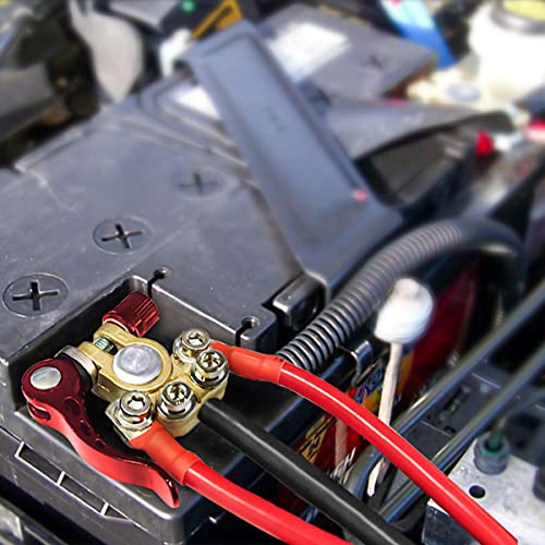 Moly Magnolia 2PCS 4-Way Quick-Release Car Battery Terminal - Product Imagery