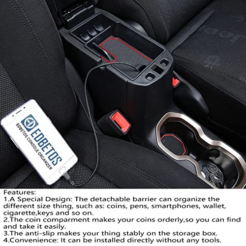 Center Console Organizer Tray for Jeep Renegade Accessories - Product Imagery