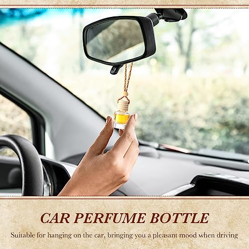 BBTO 200 Pcs Hanging Car Diffuser Freshener Bottles Bulk,Cylinder - Product Imagery