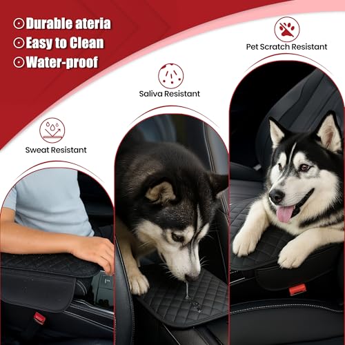 Upgraded Car Middle Center Console Cover with 2 Storage, - Product Imagery