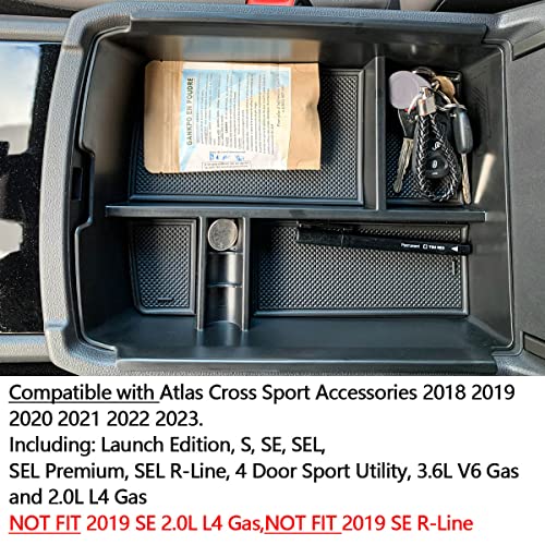 Center Console Organizer Tray for VW Atlas Accessories - Product Imagery