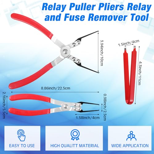 DaisyInner 36 Pcs Car Fuse Assortment Kit Fuse and Puller Plier - Product Imagery