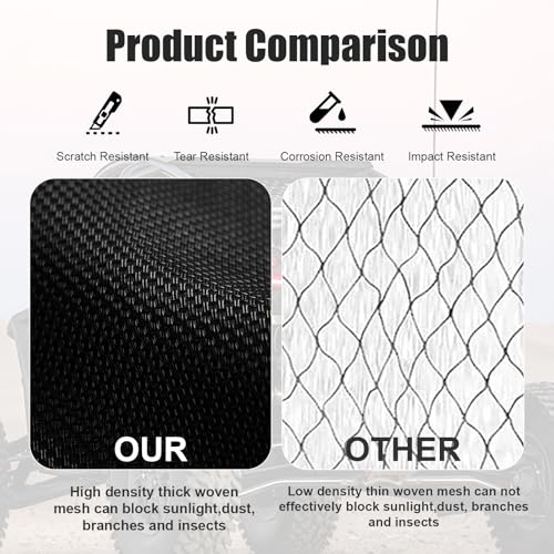 Rear Window Net for Polaris RZR PRO XP 4 / Pro R / Turbo R, US - Product Imagery