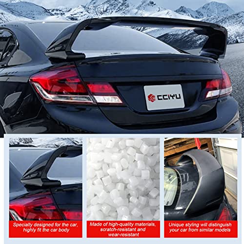 cciyu Rear Spoiler for Honda for Civic 2012-2015 - Product Imagery