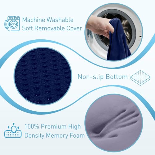BlissTrends Memory Foam Seat Cushion for Office Chair & Car - Product Imagery