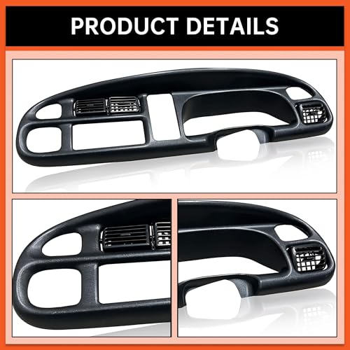 ECOTRIC Dash Board Cluster Bezel Cover Compatible with 1998-2002 - Product Imagery
