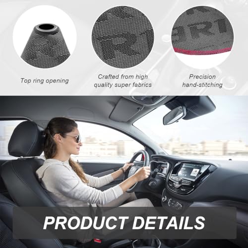 Car Shift Boot Cover, Fabric Shifter Lever Knob Boot Dustproof - Product Imagery