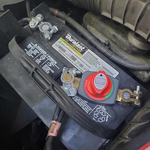 Ampper Top Post Battery Disconnect Switch 12V - 48V, Marine - Product Imagery