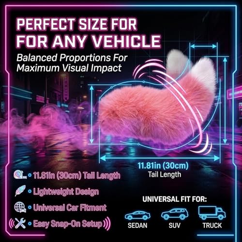 Animated Voice Activated Remote Control Car Tail Electric - Product Imagery