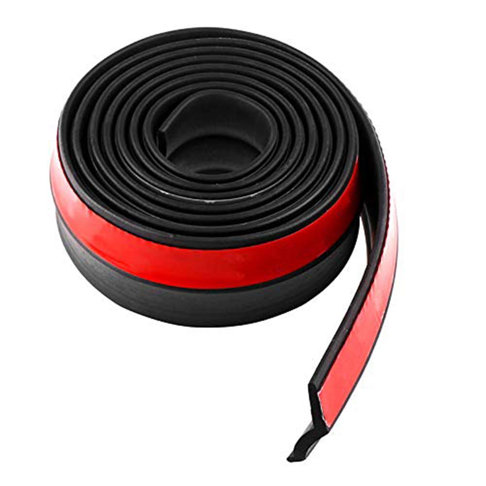 Universal 2.5M Car Front Bumper Lip Splitter Spoiler Rubber - Product Imagery