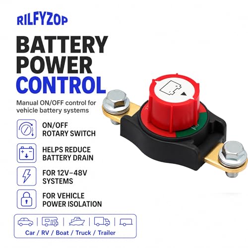 275A Side Post Battery Disconnect Switch, 12-48V DC - Product Imagery