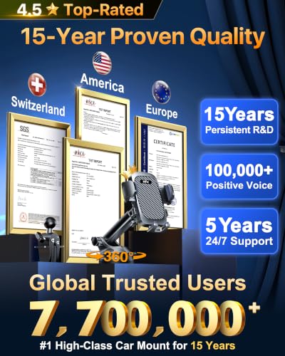 2026 Ultimate Best【True Military-Grade & Safety Cert】Car Phone - Product Imagery