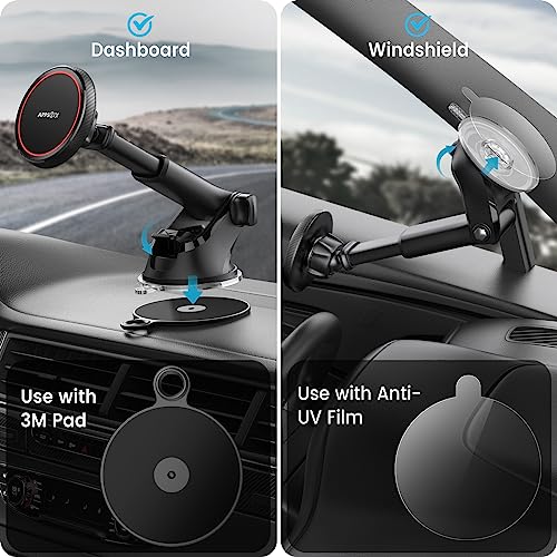 APPS2Car Magnetic Car Mount for MagSafe, Dashboard and - Product Imagery