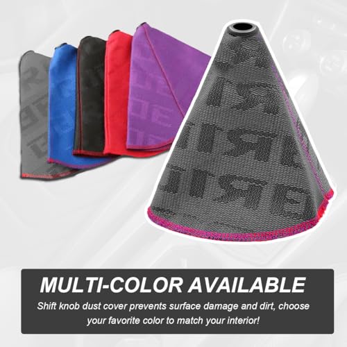 Car Shift Boot Cover, Fabric Shifter Lever Knob Boot Dustproof - Product Imagery