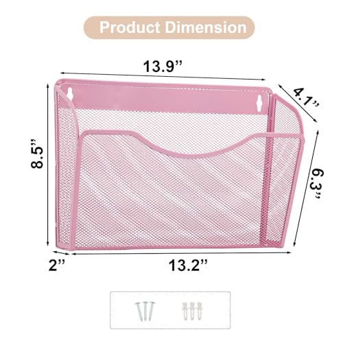 EASEPRES 3 Single Pocket Mesh Hanging File Organizer, Vertical - Product Imagery