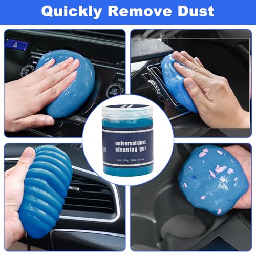 Windshield Cleaner Tool, 14Pcs Car Interior Cleaning Kit, Car - Product Imagery