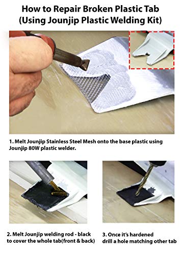 JOUNJIP Standard Plastic Welding Repair Kit UL-Certified Plastic - Product Imagery
