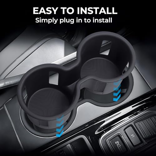 Center Console Cup Holder Inserts for Honda Pilot 2023-2026 & - Product Imagery