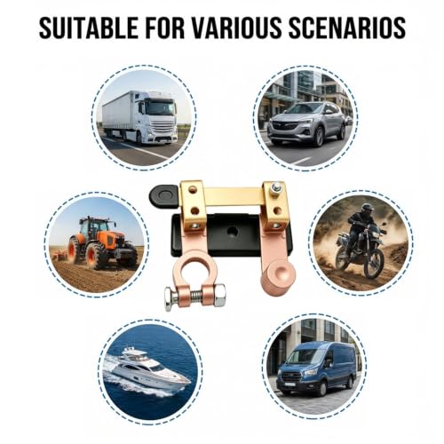 YSIL Top Post Knife Blade Battery Disconnect Switch Horizontal - Product Imagery