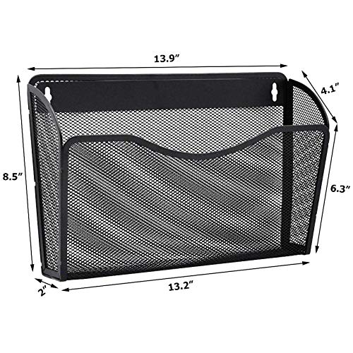 EASEPRES 3 Single Pocket Mesh Hanging File Organizer, Vertical - Product Imagery