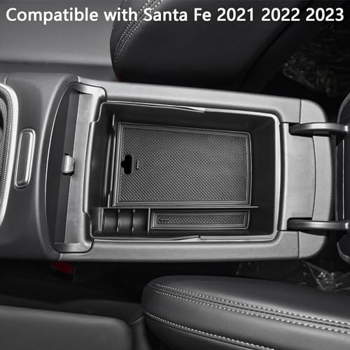 Center Console Organizer Tray for Hyundai Santa Fe TM 2021-2023 - Product Imagery
