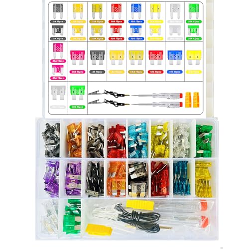 Car Fuses Assortment Kit 306PCS Auto Blade Fuse Replacement for - Product Imagery