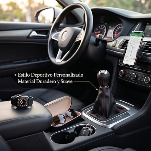 Shifter Boot Universal, PU Leather Shift Boot Retainer Stick - Product Imagery